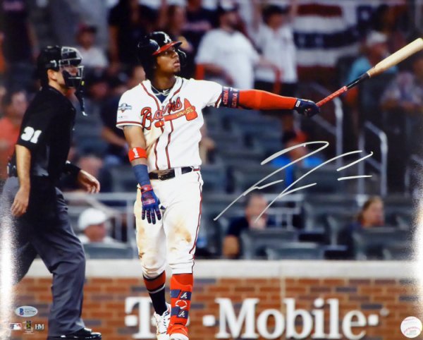 Ronald Acuna Jr. Autographed Signed 16X20 Photo Atlanta Braves Beckett Beckett 