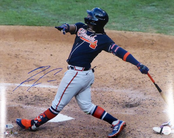 Ronald Acuna Jr. Autographed Signed 16X20 Photo Atlanta Braves Beckett Beckett 