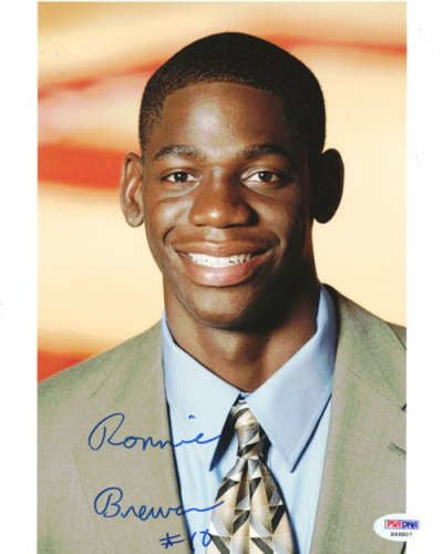 Ronnie Brewer Autographed Signed 8X10 Photo PSA/DNA 