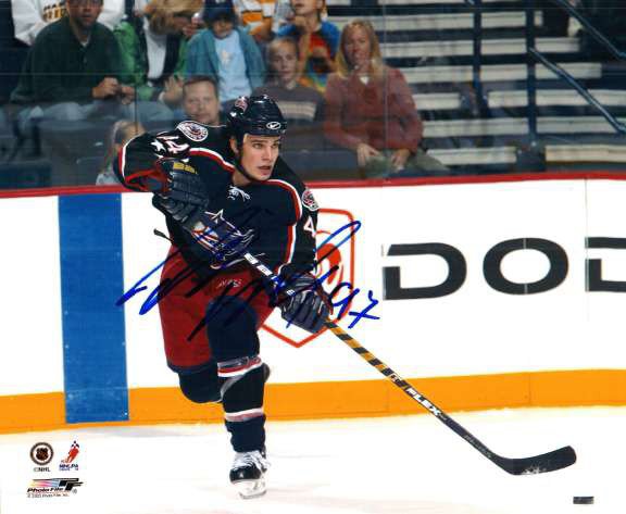 Rotislav Klesa Autographed Signed Blue Jackets Photo - Autographs