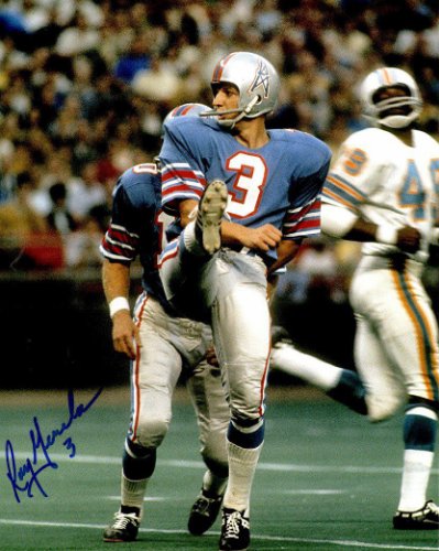 Roy Gerela Autographed Signed 8X10 Houston Oilers Photo - Autographs