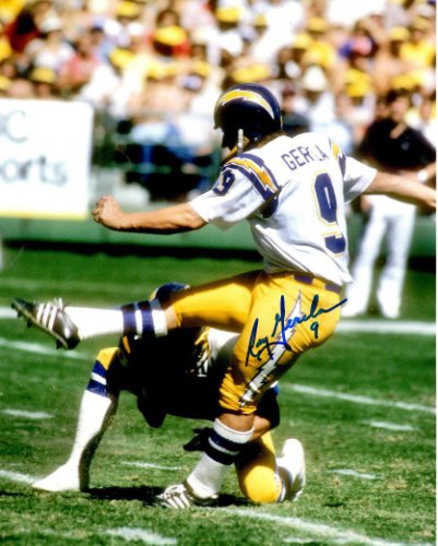 Roy Gerela Autographed Signed 8X10 San Diego Chargers Photo - Autographs
