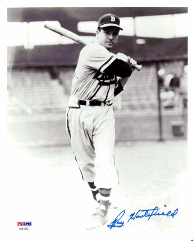 Roy Hartsfield Autographed Signed 8X10 Photo Boston Braves PSA/DNA 