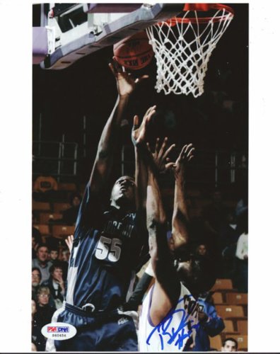 Roy Hibbert Autographed 8X10 Photo Georgetown Hoyas PSA/DNA
