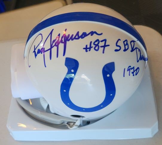 Roy Jefferson Autographed Signed Baltimore Colts Mini Helmet - Autographs