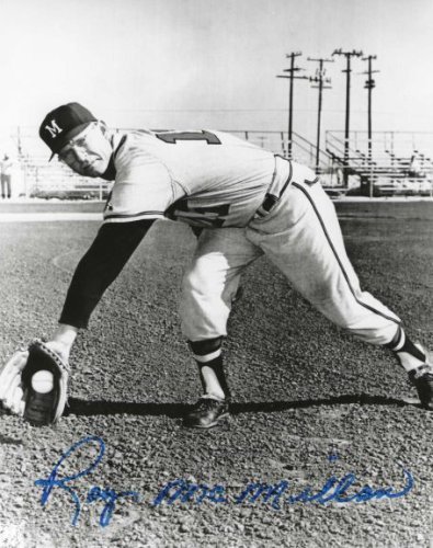 Roy Mcmillan Autographed Signed 8X10 Milwaukee Braves Photo - Autographs 