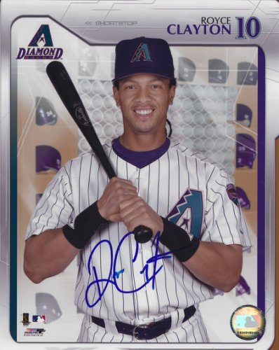 Royce Clayton Autographed Signed 8X10 Arizona Diamondbacks Photo - Autographs