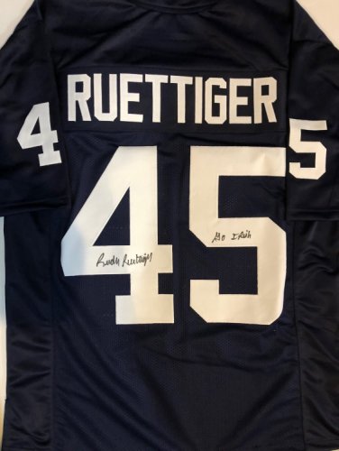 Rudy Ruettiger Autographed Signed Notre Dame Custom Jersey - Autographs 