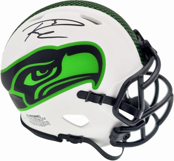 Russell wilson shop signed mini helmet