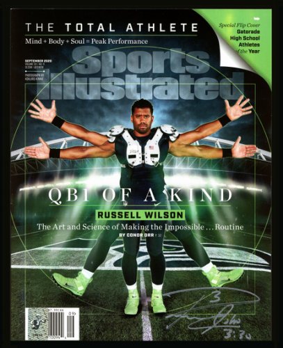 Russell Wilson Autographed Signed Sports Illustrated Magazine September 2020 Edition Seattle Seahawks Rw Holo #39310 
