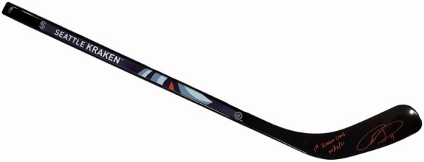 JOE MULLEN Pittsburgh Penguins HOF Autographed SIGNED Hockey Stick Blade  PSA COA