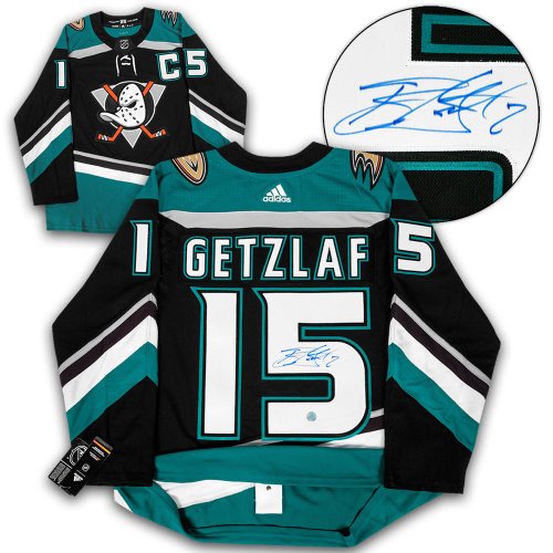 Ryan Getzlaf Anaheim Mighty Ducks Autographed Signed Alt Retro Adidas Jersey