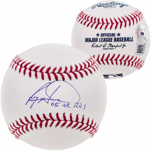 Ryan Howard Autographed Signed Baseball Philadelphia Phillies "05 Nl Roy" Beckett Beckett Qr #202600 