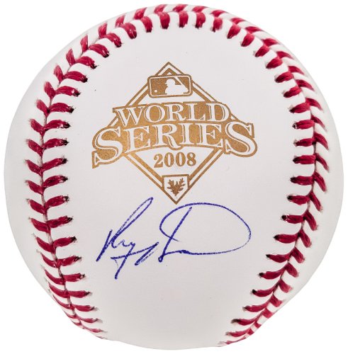 Ryan Howard Autographed Signed World Series 2008 Baseball Philadelphia Phillies Beckett Beckett Qr #202601 