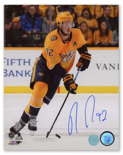 Ryan Johansen Autographed Signed Nashville Predators Game Action 8x10 Photo
