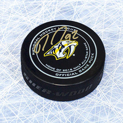 Ryan Johansen Nashville Predators Autographed Signed Official Game Puck