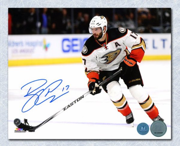 Ryan Kesler Autographed Signed Anaheim Ducks Puck Rush 8x10 Photo