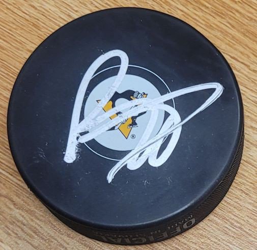 Ryan Poehling Autographed Signed Pittsburgh Penguins Hockey Puck - Autographs
