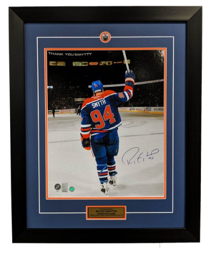 Ryan Smyth Edmonton Oilers Autographed Signed Final Game Farewell Salute 26x32 Frame