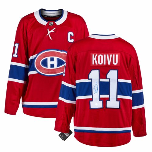 Saku Koivu Montreal Canadiens Autographed Signed Fanatics Jersey