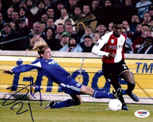 Salomon Kalou Autographed 8X10 Photo Chelsea PSA/DNA