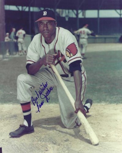 Sam Jethroe Autographed Signed 8X10 Boston Braves Photo - Autographs