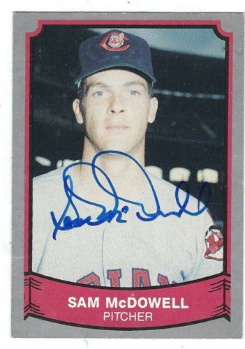 Sam Mcdowell Autographed Signed 1989 Pacific Legends Card - Autographs