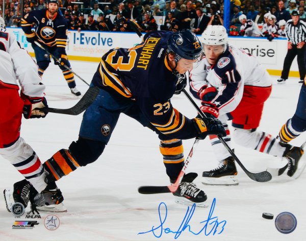 Sam Reinhart Autographed Signed Buffalo Sabres 1st NHL Game 11x14 Photo