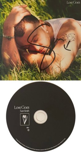Sam Smith Autographed Signed 2020 "Love Goes" Album Cover Booklet w/ CD & Case (Singer/Songwriter) 