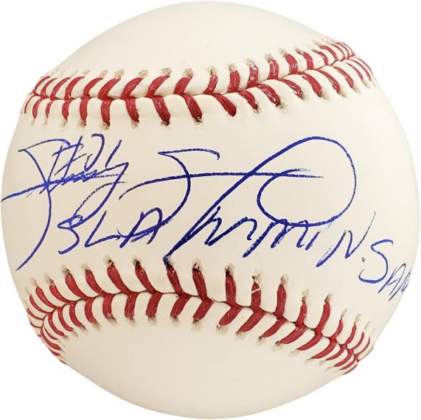 Sammy Sosa Autographed Official MLB Baseball Chicago Cubs "Slammin Sammy" Beckett Beckett