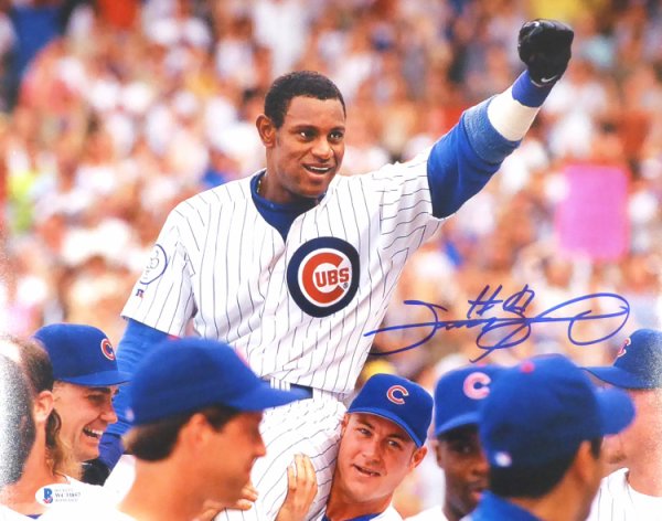 Sammy Sosa Signed All Star Jersey — Autographs for Cancer