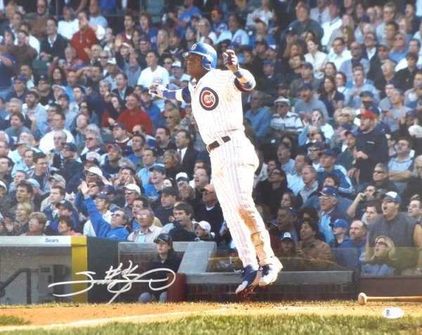 Sammy Sosa Autographed Signed 16X20 Photo Chicago Cubs Beckett Beckett 
