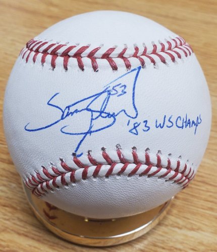 Sammy Stewart Autographed Signed Official Major League Baseball - Autographs