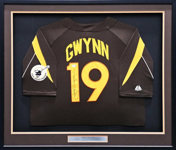 Tony Gwynn Signed 1984 San Diego Padres Game Model Jersey UDA Upper Deck COA
