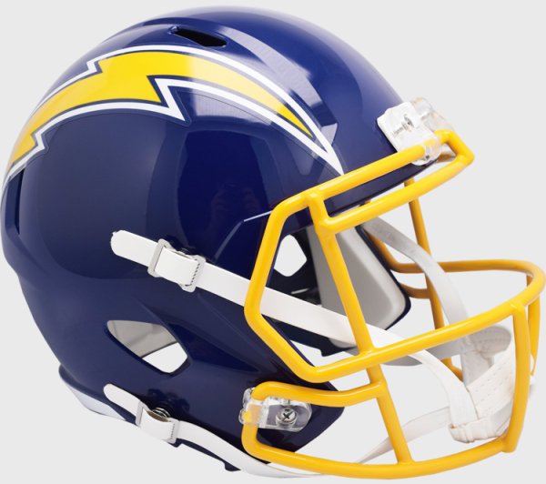San Diego Chargers 1974 to 1987 Speed Replica Throwback Helmet 