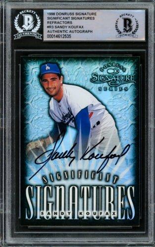 Sandy Koufax MLB Hand Signed Autographed 1956 Topps 26x36 Canvas – Sandy  Koufax Official