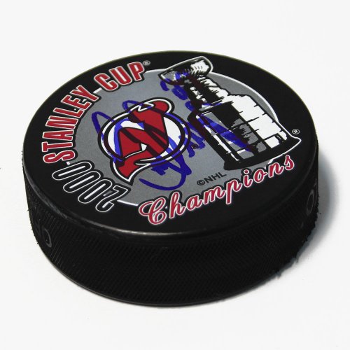 Scott Niedermayer Autographed Signed New Jersey Devils 2002 Stanley Cup Puck