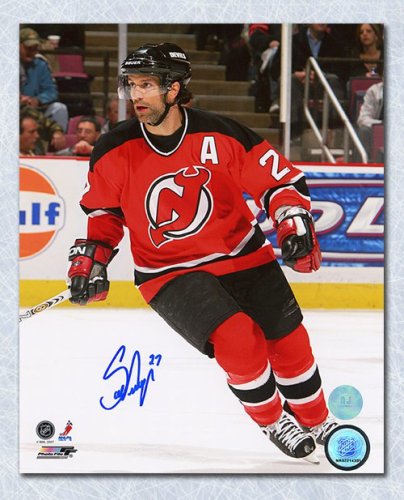 Scott Niedermayer Autographed Signed New Jersey Devils Game Action 8x10 Photo