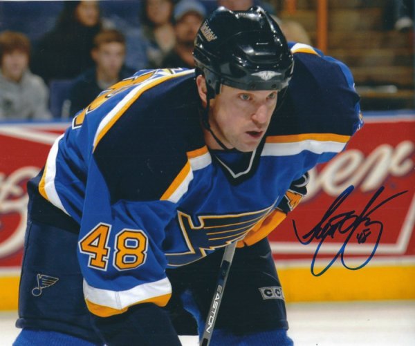 Scott Young Autographed Signed 8X10 St. Louis Blues Photo - Autographs