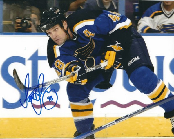 Scott Young Autographed Signed 8X10 St. Louis Blues Photo - Autographs