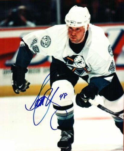 Scott Young Autographed Signed Anaheim Ducks Photo - Autographs