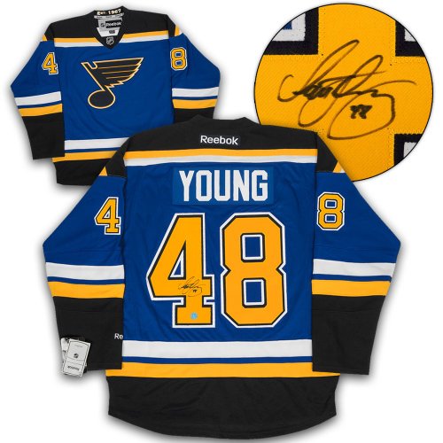 Scott Young St Louis Blues Autographed Signed Reebok Jersey