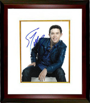 Scotty McCreery signed 8x10 Photo Custom Framing - JSA Hologram