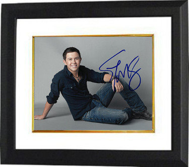 Scotty McCreery signed 8x10 Photo Custom Framing - JSA HOLOGRAM