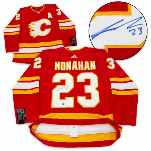 Sean Monahan Autographed Signed Calgary Flames adidas Jersey