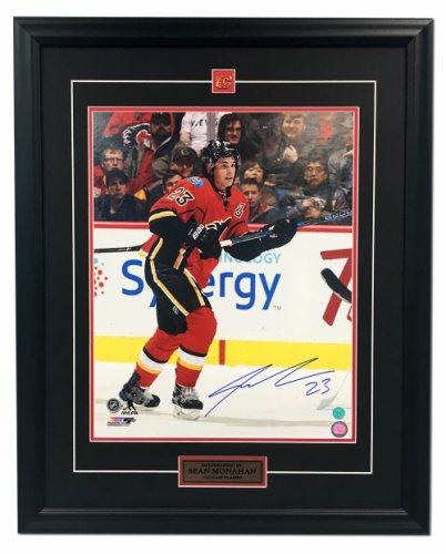 Sean Monahan Calgary Flames Autographed Signed Hockey 26x32 Frame