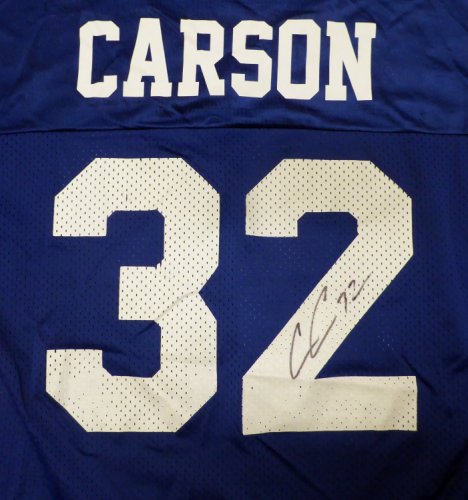 Seattle Seahawks Chris Carson Autographed Custom Blue Champion Jersey JSA