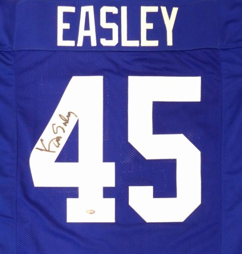 Seattle Seahawks Kenny Easley Autographed Signed Blue Jersey Mcs Holo #165117 
