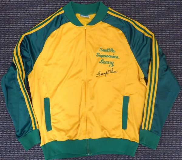 Seattle Supersonics Lenny Wilkens Autographed Signed Game Used Coaches Jacket Mcs Holo #51097 