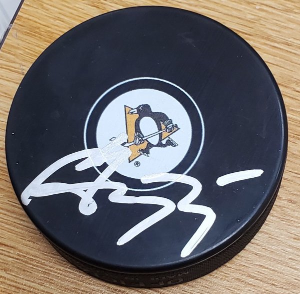 Sergei Gonchar Autographed Signed Pittsburgh Penguins Hockey Puck - Autographs